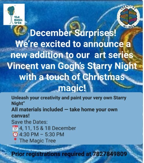 The Magic Tree-Christmas Special Art Workshop