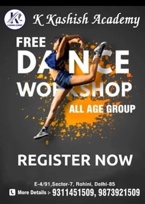 K KASHISH ACADEMY-Free Dance Workshop
