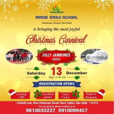 Made Easy school-Christmas Carnival 2025