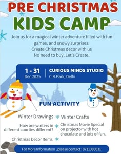 Curious Minds DIY-Pre-Christmas Kids Camp