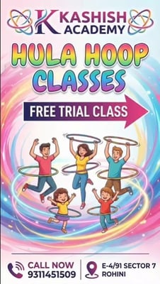 K KASHISH ACADEMY-Hula Hoop Class Free Trial