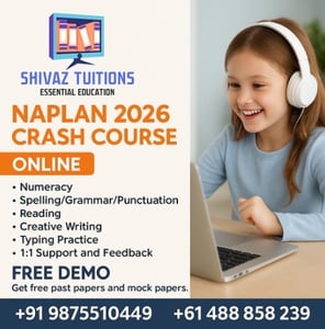 Shivaz Tuitions-NAPLAN 2026 Crash Course