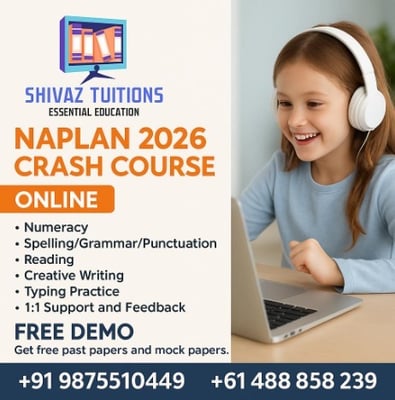 Shivaz Tuitions-NAPLAN 2026 Crash Course
