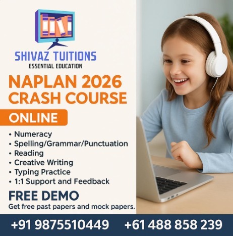 Shivaz Tuitions-NAPLAN 2026 Crash Course