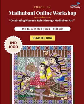 Catterfly Art and Culture-Madhubani workshop