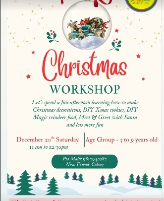 The Messy Cubs-Christmas Workshop
