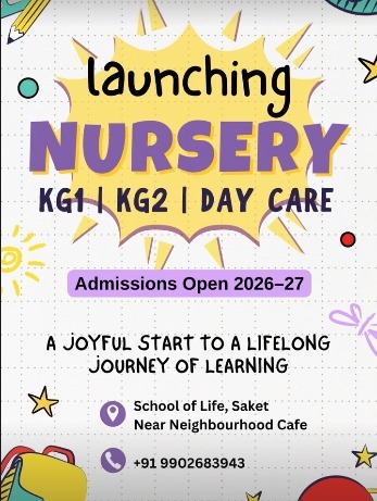 School of Life-Admissions Open 2026-27