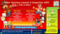 Learning Art with Ishita Online Art Academy-Online Christmas Carnival and Competition 2025