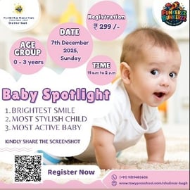 The Shri Ram Wonder Years-Baby Spotlight Workshop