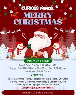 Curious Minds-Christmas Workshop 2025