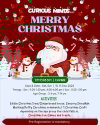 Curious Minds-Christmas Workshop 2025