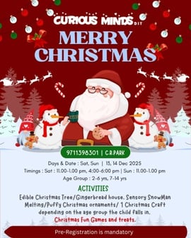 Curious Minds-Christmas Workshop 2025