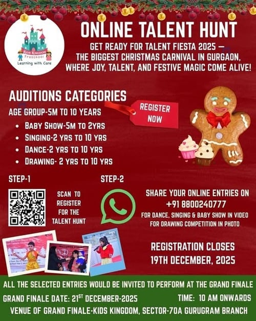 Kids Kingdom Pre-school & Day Care-Online Talent Hunt 2025