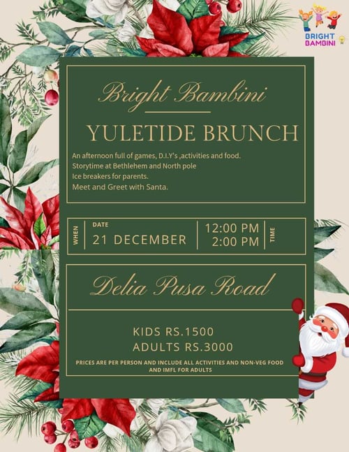 The Bright Bambini-Christmas Special Yuletide Brunch