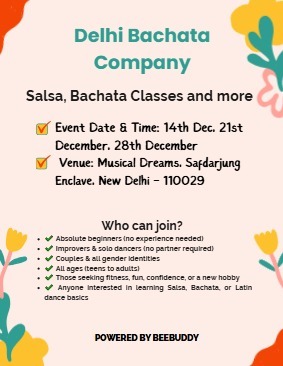 DELHI BACHATA COMPANY-Salsa And Bachata Classes