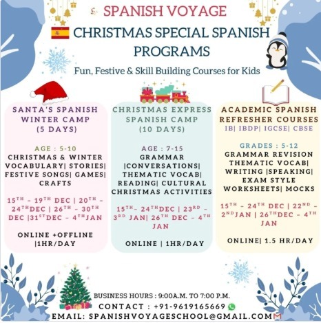 Spanish Voyage School-Christmas Special Spanish Programs