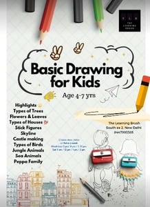 The Learning Brush-Basic Drawing Classes for Kids