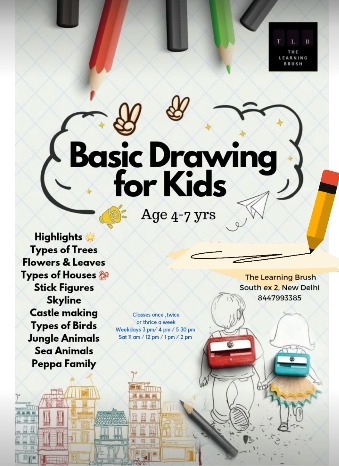 The Learning Brush-Basic Drawing Classes for Kids