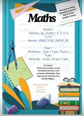 The Learning Brush-Maths Classes