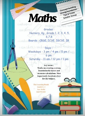 The Learning Brush-Maths Classes