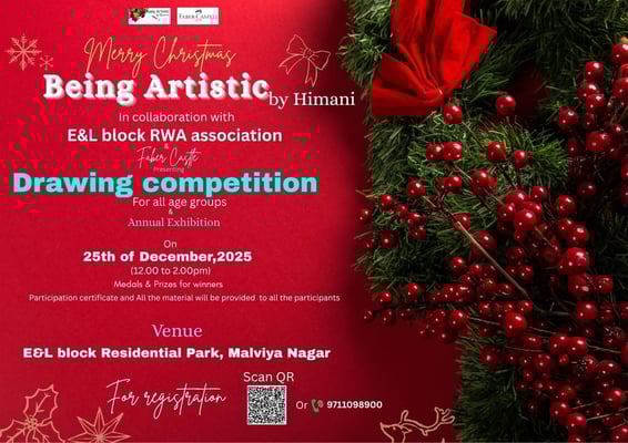 Being Artistic by himani-Christmas Drawing Competition