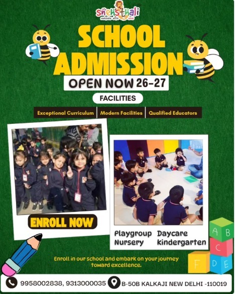 Snehsthali-Admissions Open Session 26-27