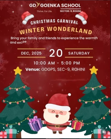 GD Goenka La Petite-Christmas Carnival