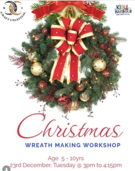 Kids Harbour-Christmas Wreath Making Workshop