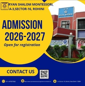 Ryan Shalom Montessori-Admissions Open 2026-2027