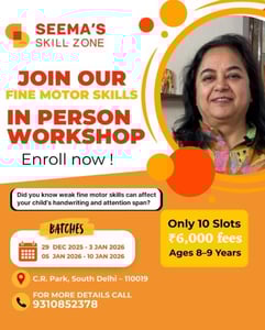 Seemas Skills Zone-Fine Motor Skills Workshop