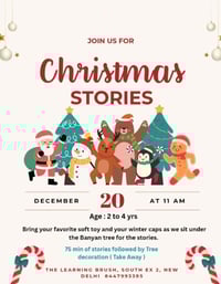 The Learning Brush-Christmas Stories Workshop