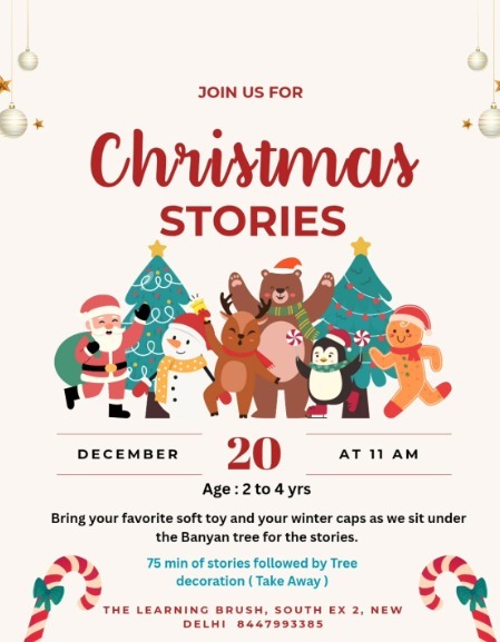 The Learning Brush-Christmas Stories Workshop