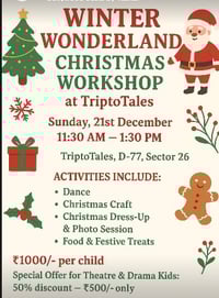 Triptotales Storytelling Centre-Winter Wonderland Christmas Workshop