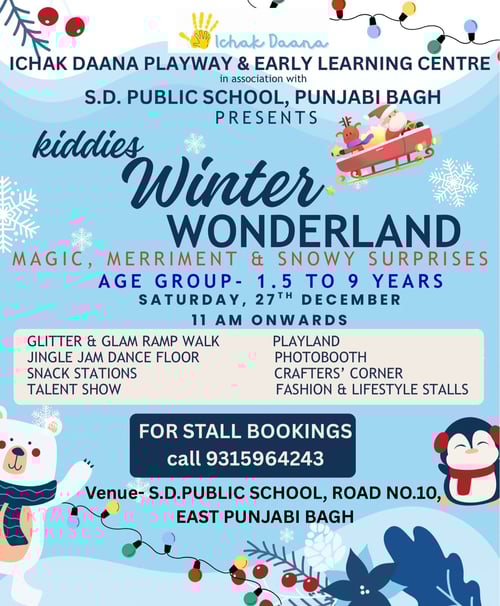 Ichak Daana playway & Early Learning centre-Winter Wonderland Workshop