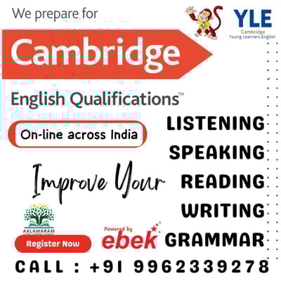 Aalamaram Global Learning Academy-Cambridge English Qualifications