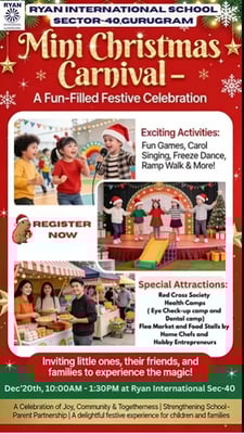 Ryan International school-Mini Christmas Carnival