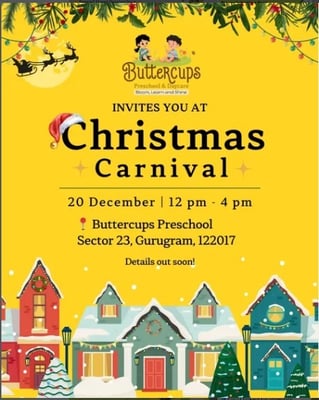 Buttercups Preschool and Daycare-Christmas Carnival