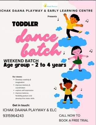 Ichak Daana playway & Early Learning centre-Toddler Dance Batch
