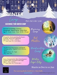 The Learning Brush-Winter Lego City Camp