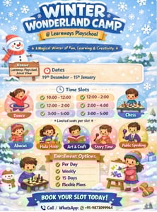 Learn Ways Play School-Winter Wonderland Camp