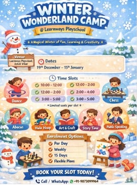 Learn Ways Play School-Winter Wonderland Camp