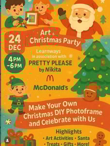 Learn Ways Play School-Art and Christmas Party