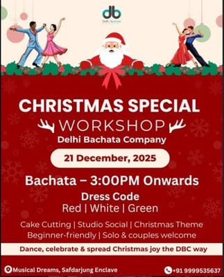 DELHI BACHATA COMPANY-Christmas Special Workshop