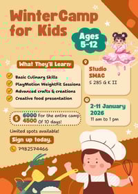 Studio SMAC-Winter Camp for Kids 2025