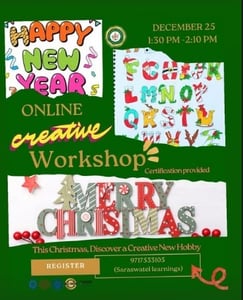 Saraswatei Learnings-Online Creative Workshop