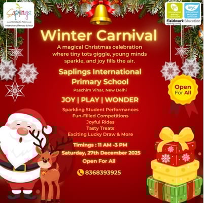 Saplings Pre School-Winter Carnival 2025