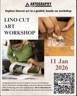 Artography Studio-Lino cut Art Workshop