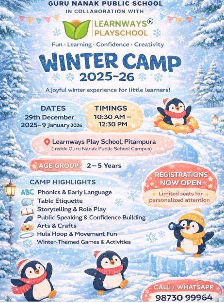 Learn Ways Play School-Winter Camp (Pitampura)