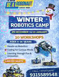 Be a Robonaut-Winter Robotics Camp