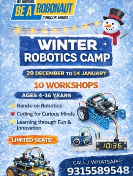 Be a Robonaut-Winter Robotics Camp